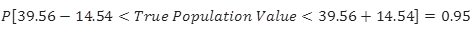 Confidence Interval